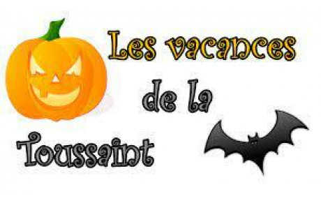 Planning vacances TOUSSAINT